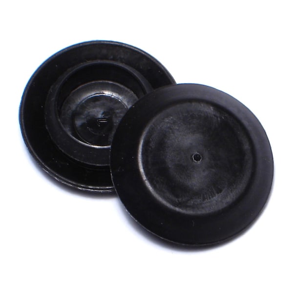 Midwest Fastener 9/16" Black Plastic Flush Head Sheet Metal Plugs 10PK 75904 - main